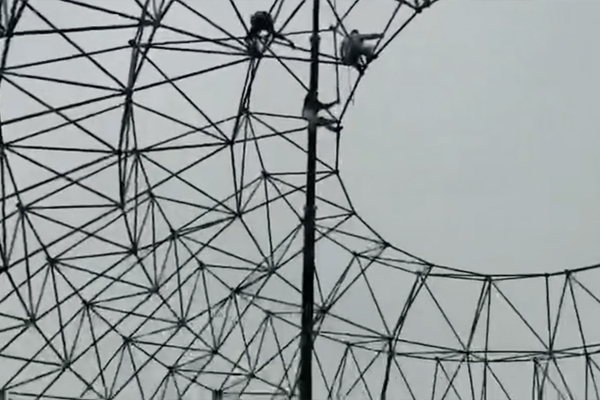 球形网架结构施工工艺流程介绍
