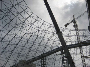 阳泉发电厂网架结构